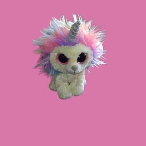 Tys Beanie Boos Layla the Rainbow Lion Claire's Exclusive
